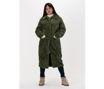 Another Label Damen Jacken Moussy Coat - Grün