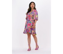 Alix The Label Damen Kleider Woven Flower Fake Wrap Dress - Merhfarbig/Bunt
