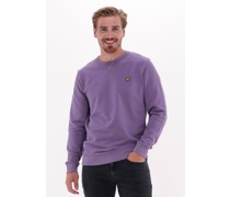 Lyle & Scott Herren Pullover & Cardigans Crew Neck Sweatshirt - Lila