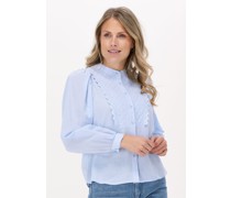 Lollys Laundry Damen Blusen Pearl Shirt - Blau