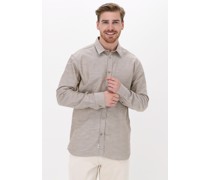 Anerkjendt Herren Hemden Akkonrad Structure Shirt - Beige
