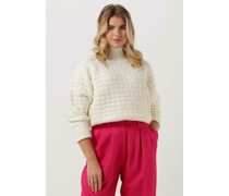 Silvian Heach Damen Pullover Lupetto M/l - Sweater - Ecru