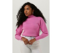 Selected Femme Damen Pullover & Cardigans Slfmerle Fyria Ls Knit Highneck By Camp - Rosa