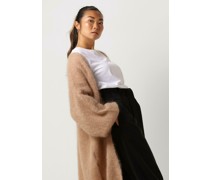 American Dreams Damen Pullover Lee Midi Cardigan - Beige