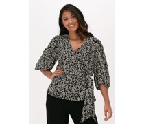 Modström Damen Blusen Oda Print Top - Schwarz
