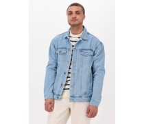 Anerkjendt Herren Jacken Akkarsten Denim Jacket - Blau