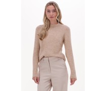 Y.a.s. Damen Pullover & Cardigans Yasalva Ls O-neck Knit Pullover - Sand