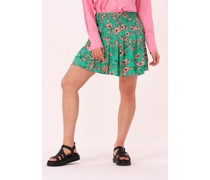 Alix The Label Damen Röcke Naive Flower Mini Skirt - Grün