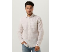 Cast Iron Herren Hemden Long Sleeve Shirt Co Li Dobby - Weiß