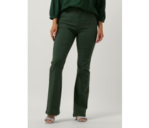 Minus Damen Hosen Carma High Waisted Flared Pant - Grün