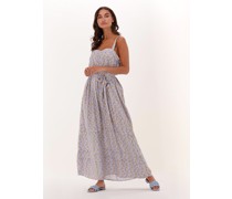 Msch Copenhagen Damen Kleider Hassel Lyvia Sl Maxi Dress Aop - Merhfarbig/Bunt