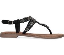 Lazamani Damen Zehentrenner 75.765 - Schwarz