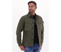 G-star Raw Herren Hemden Mysterious Overshirt - Grün