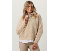 Knit-ted Damen Pullover Madelon - Nicht-gerade Weiss