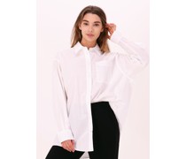 Vanilia Damen Blusen Classic Shirt Poplin - Weiß