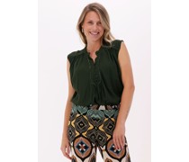 Louizon Damen Tops & T-Shirts Wistiti Top - Grün
