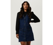 Object Damen Kleider Vega Denim Dress - Dunkelblau