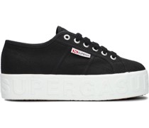 Superga Damen Sneaker Low 2790 3d Lettering - Schwarz