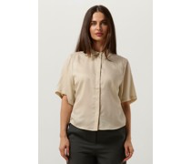 Another Label Damen Blusen Dache Shirt S/s - Beige