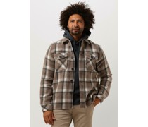 Dstrezzed Herren Hemden Teppe Overshirt - Braun