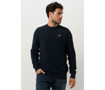 Pme Legend Herren Pullover Crewneck Cotton Plated - Dunkelblau