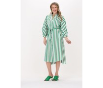 Access Damen Kleider Striped Shirt Dress - Grün