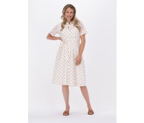 Object Damen Kleider Taylor S/s Shirt Dress - Nicht-gerade Weiss