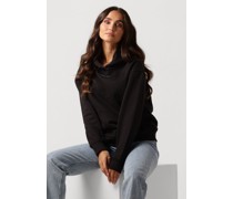 Tommy Jeans Damen Pullover Tjw Rlx Small Classic Hoodie Ext - Schwarz