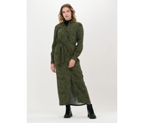 Another Label Damen Kleider Chaniwa Dress L/s - Grün