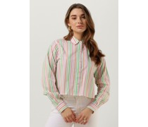 Scotch & Soda Damen Blusen Multi Striped Boxy Fit Shirt - Merhfarbig/Bunt