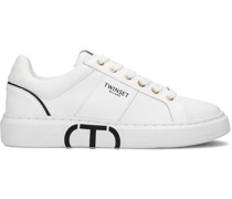 Twinset Milano Damen Sneaker Low 231tcp070 - Weiß