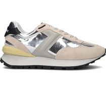 Lola Cruz Damen Sneaker Low 431z88bk - Silber