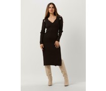 Notes Du Nord Damen Kleider Fonda Knitted Dress - Braun