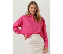 Scotch & Soda Damen Blusen Oversized Linen Shirt - Rosa
