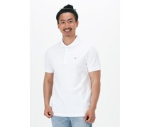 Calvin Klein Herren Polos & T-Shirts Stretch Pique Slim Polo - Weiß