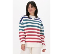 Leon & Harper Damen Pullover Suzi Jc55 Stripes - Merhfarbig/Bunt