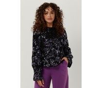 Fabienne Chapot Damen Blusen Sassy Sequin Top - Dunkelblau