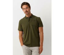 Pme Legend Herren Polos & T-Shirts Short Sleeve Polo Stretch Jersey - Grün