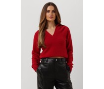 Vanilia Damen Pullover Prosecco V Dollar Knit - Rot