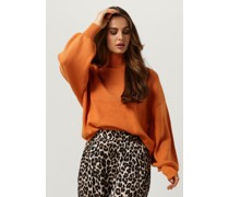 Msch Copenhagen Damen Pullover & Cardigans Mschmagnea Rachelle Rib Pullover - Orange