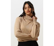 Ruby Tuesday Damen Pullover Veanna Turtle Neck Balloon Sleeves Pull - Camel