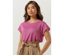 Minus Damen Tops & T-Shirts Carlina Knit Tee - Rosa