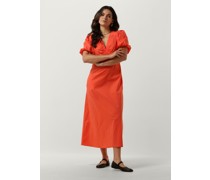 Neo Noir Damen Kleider Illana Poplin Dress - Orange