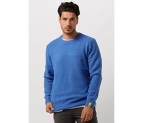 Scotch & Soda Herren Pullover Regular Fit Softy-knit Melange Pull - Blau