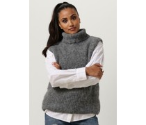 My Essential Wardrobe Damen Pullover & Cardigans Meenamw Knit Vest - Grau