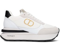 Twinset Milano Damen Sneaker Low 222tcp080 - Weiß