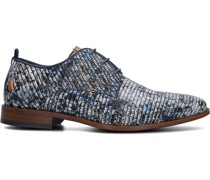 Rehab Herren Business Schuhe Greg Metal Shaving - Blau