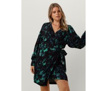 Freebird Damen Kleider Wv-rainy-floral-vis-23-3 - Schwarz