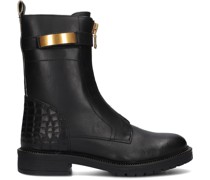 Omoda Damen Stiefeletten Lpdungaball-39 - Schwarz