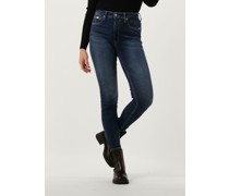 Calvin Klein Damen Jeans High Rise Super Skinny Ankle - Dunkelblau